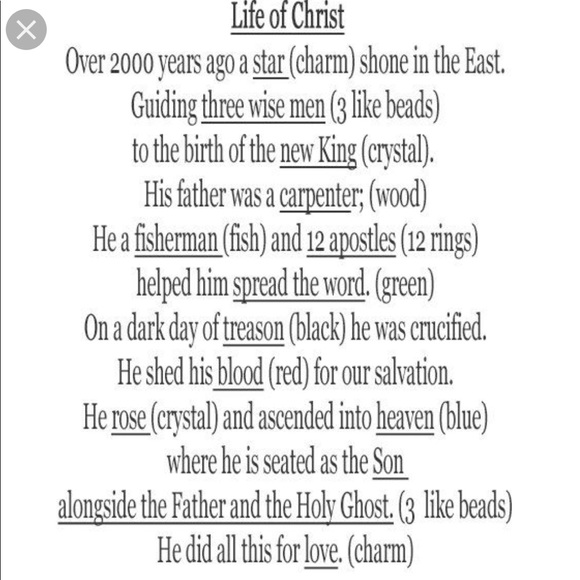 “Jesus Story” Authentic Stones Bracelet - Picture 6 of 6